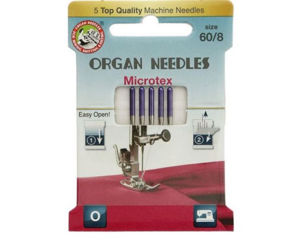 Maschinennadeln Organ Stärke 60 Microtex